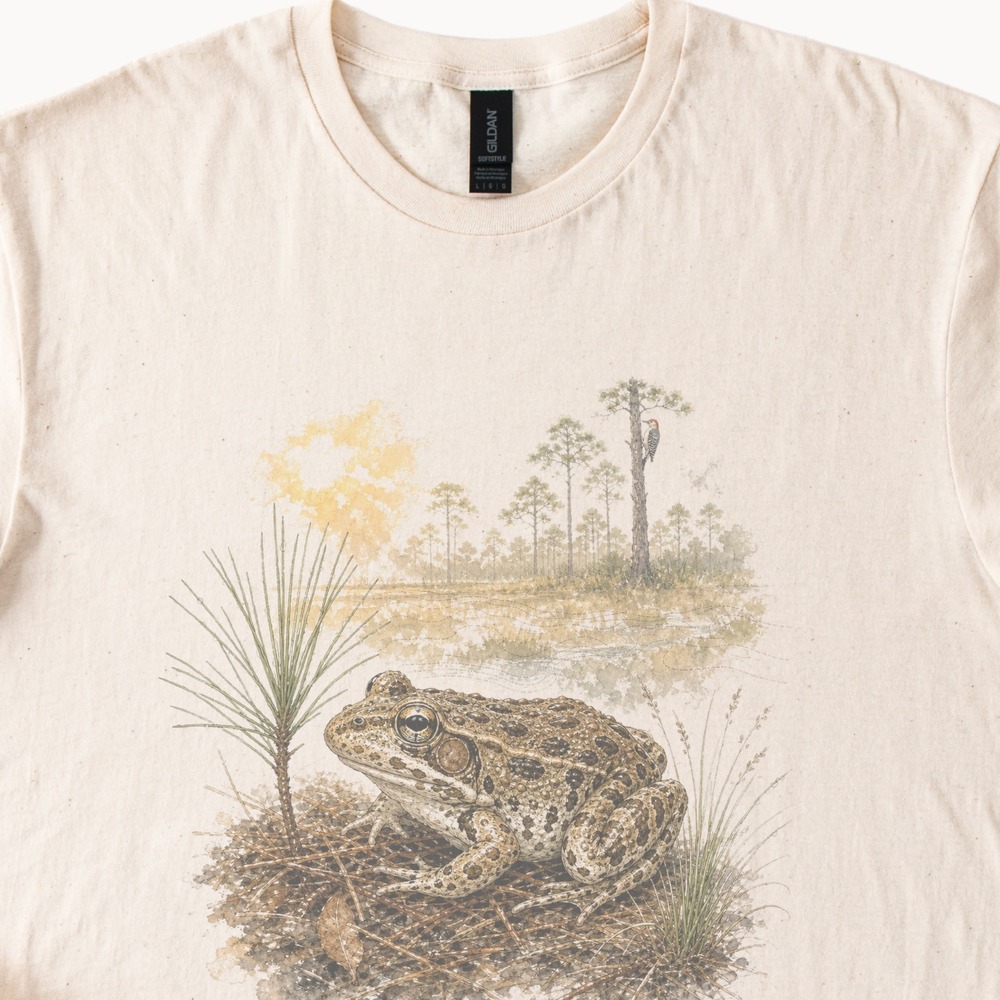 Woodland Creatures Boho Tee Wetland Toad